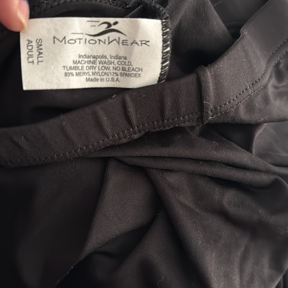 New Motionwear Adult Small Black Pant Jazz Dance - Picture 2 of 4